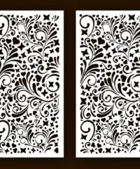 Design pattern screen panel