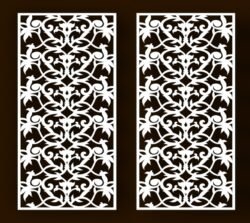 Design pattern screen panel Design pattern screen panel