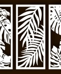 Design pattern screen panel