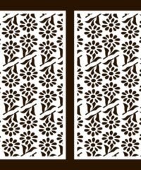Design pattern screen panel