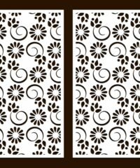 Design pattern screen panel