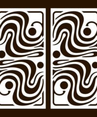 Design pattern screen panel