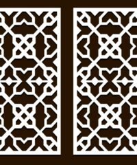 Design pattern screen panel