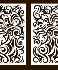 Design pattern screen panel