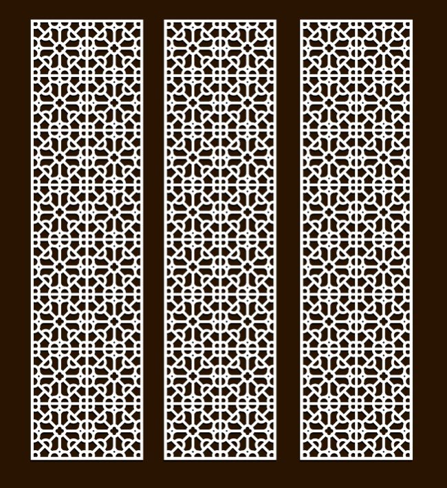 Design pattern screen panel
