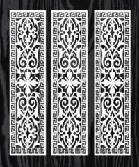 Design pattern screen panel