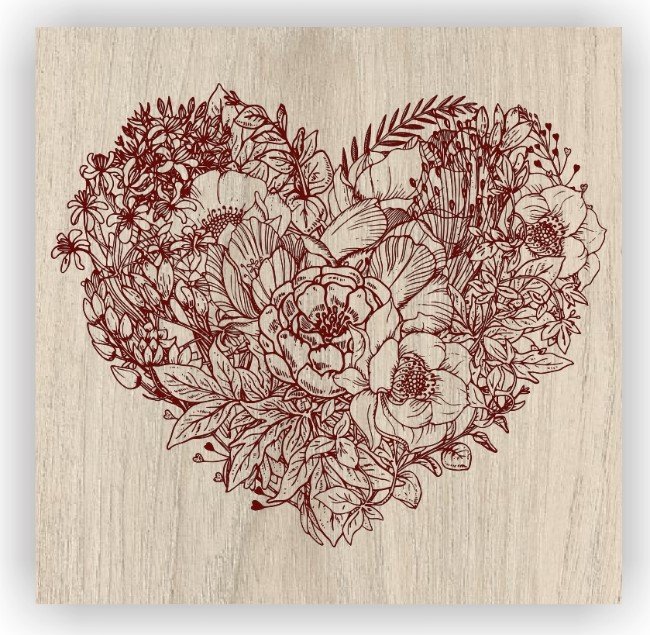 Heart wreath