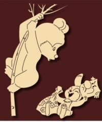 Rabbit with bear