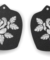 Rose earrings
