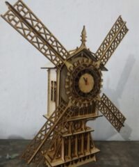 Windmill clock