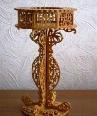 Wooden vase