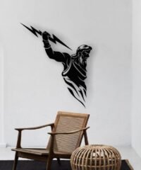 Zeus with lightning