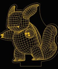 3D illusion led lamp Pokemon