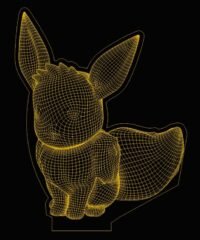 3D illusion led lamp Pokemon
