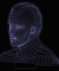 3D illusion led lamp head