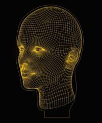 3D illusion led lamp head