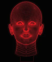 3D illusion led lamp head