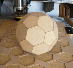 3D soccer ball 3D soccer ball