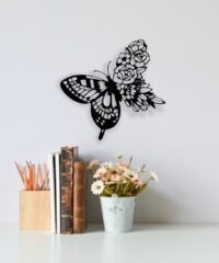 Butterfly with flowers