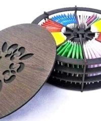 Circular tea box