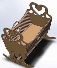 Crib doll bed