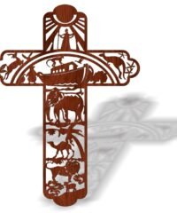 Cross with global flood
