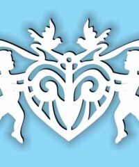 Cupid with heart