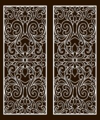Design pattern screen panel