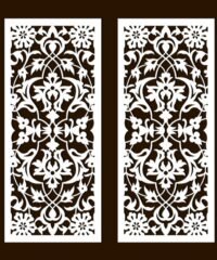 Design pattern screen panel