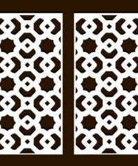 Design pattern screen panel