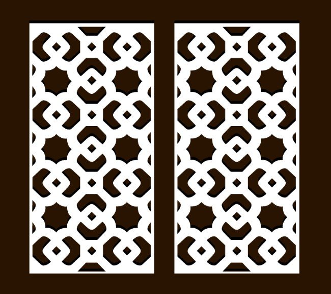 Design pattern screen panel