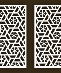 Design pattern screen panel