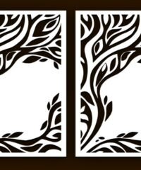 Design pattern screen panel