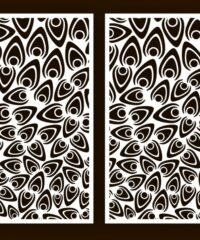 Design pattern screen panel