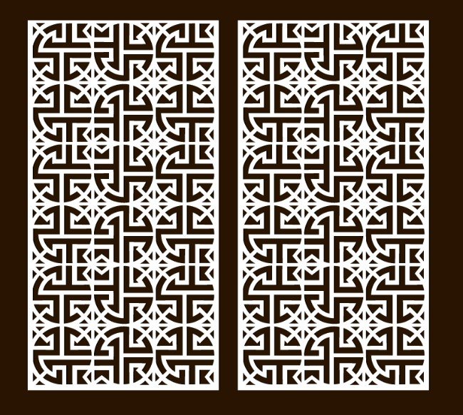Design pattern screen panel