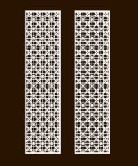 Design pattern screen panel