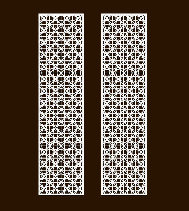 Design pattern screen panel