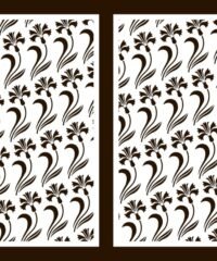Design pattern screen panel