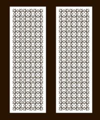 Design pattern screen panel