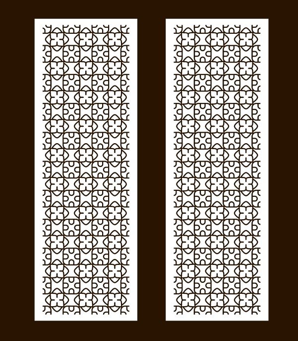 Design pattern screen panel