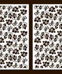 Design pattern screen panel