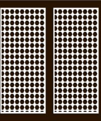 Design pattern screen panel