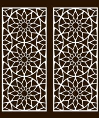 Design pattern screen panel
