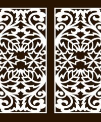 Design pattern screen panel