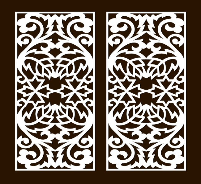 Design pattern screen panel