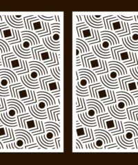 Design pattern screen panel
