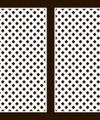 Design pattern screen panel