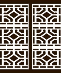 Design pattern screen panel
