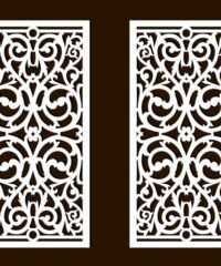 Design pattern screen panel