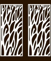Design pattern screen panel